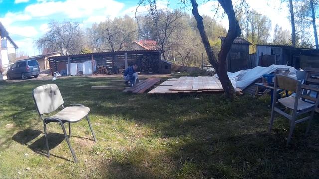 Горизонтальный деревянный забор своими руками #2