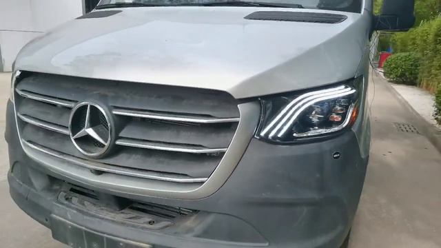 Передние светодиодные фары Mercedes Sprinter 2018-2023 V1 type смотреть онлайн