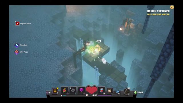 Minecraft Dungeons Creeping Winter dlc ep.1: new hardest mini-boss смотреть онлайн