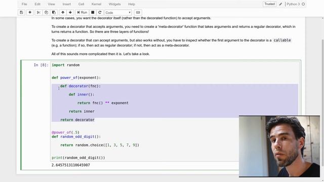 Python Decorators 2: Decorators with arguments смотреть онлайн
