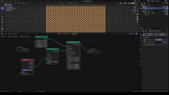 #053 Blender 3.1 Create chain mail with geometry nodes смотреть онлайн