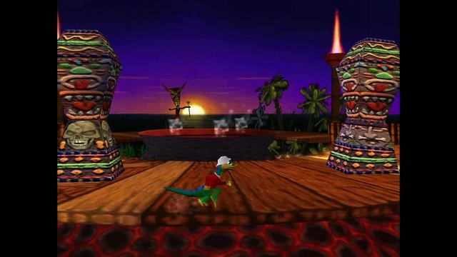 Gex: Enter the Gecko HD gameplay on a modern computer смотреть онлайн