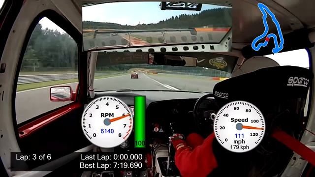 VAG Trophy 2013 Qualifying - Spa Francorchamps - Len Simpson - VW Vento VR6