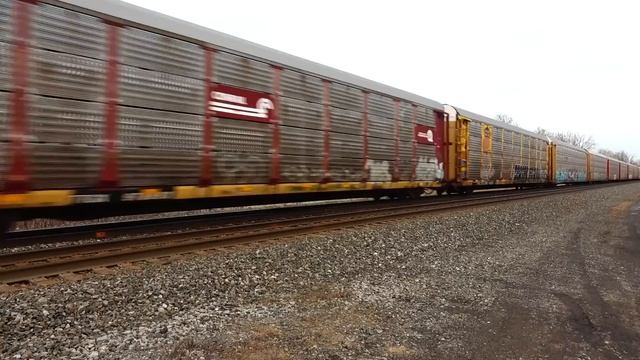 Three Trains In A Triple Train Meet! Big CSX Manifest Train! CP Stack Train!