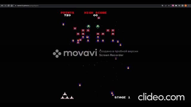 Обзор дипломного проекта. Игра "Galaga" смотреть онлайн