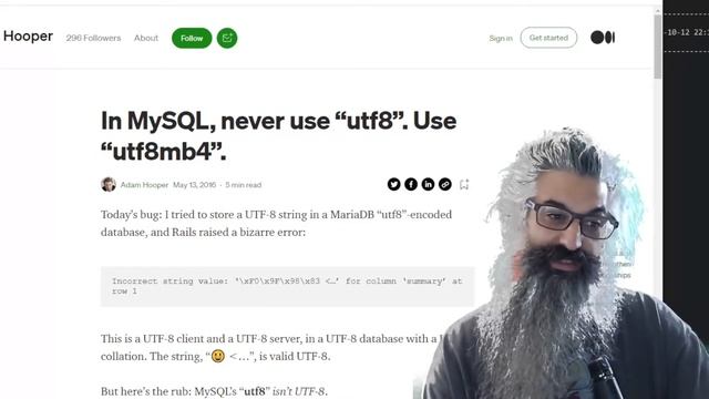 MySQL : Collations versus Character Encodings смотреть онлайн