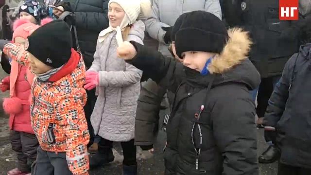 Веселая Масленица! Как сжигали чучела в Рудном смотреть онлайн