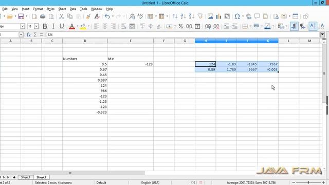 LibreOffice Calc Tutorial - min Function | LibreOffice 6 Calc смотреть онлайн
