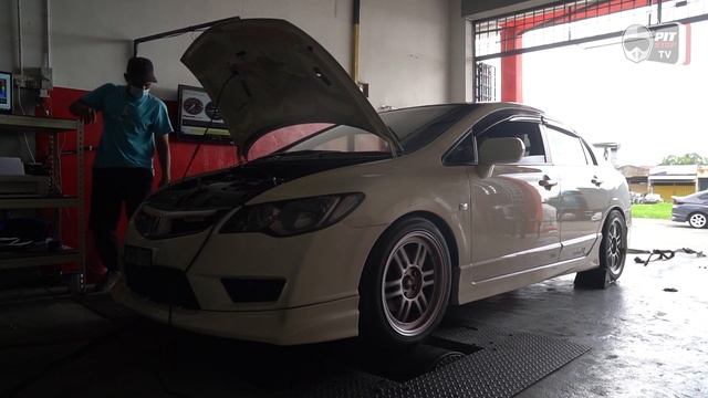 Dyno : 142HP Honda FD2 K24 Auto - Speed 262kmj On Dyno | Z Dyno Tuning Garage смотреть онлайн