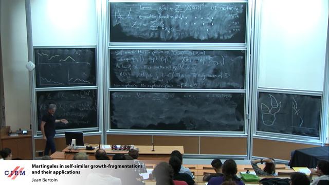 Jean Bertoin: Martingales in self-similar growth-fragmentations and their applications смотреть онлайн