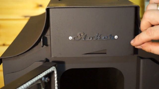 Печь длительного горения на дровах для дачи и дома - модель Stoker 150-C @ERMAK_STOKER смотреть онлайн