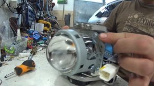 Lexus RX 350  замена адаптивных линз