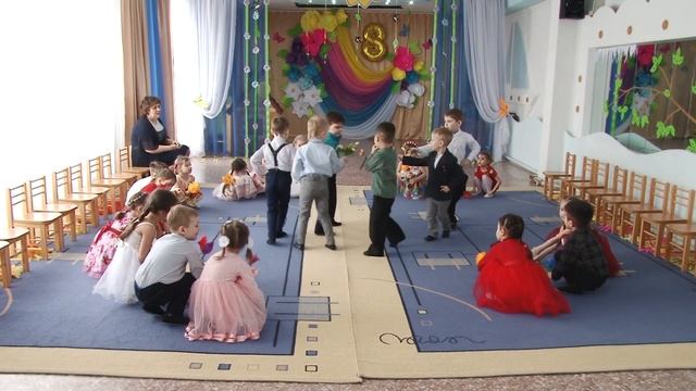 Весенний утренник | Песня про Маму | Детский сад "Кораблик" | 2 группа | 8 марта 2022 г. смотреть онлайн