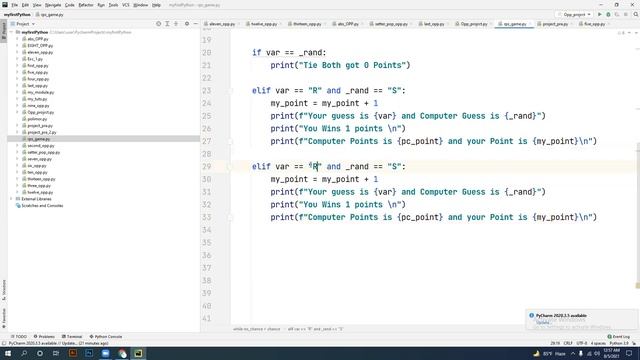 Rock Paper Scissors Game Development in Python | Python Projects смотреть онлайн