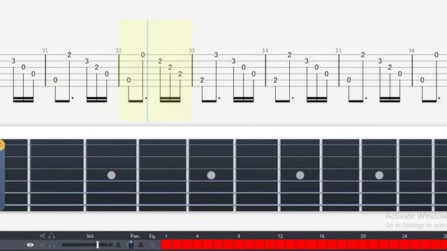 Guitar Tab - Nc17 (Zankyou No Terror) OST Fingerstyle Tutorial Sheet Lesson #Anp
