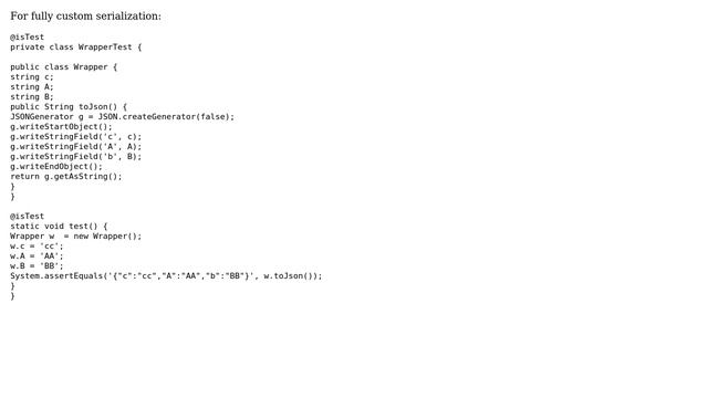 Salesforce: Json Getting Sorted when serialize the wrapper class object (2 Solutions!!) смотреть онлайн