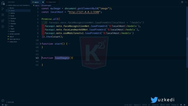 JavaScript ile Yapay Zeka Kullanarak Yüz Tanıma Sistemi Yapımı