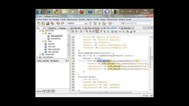 CREACION DE REPORTES TIPO PDF CON PHP смотреть онлайн