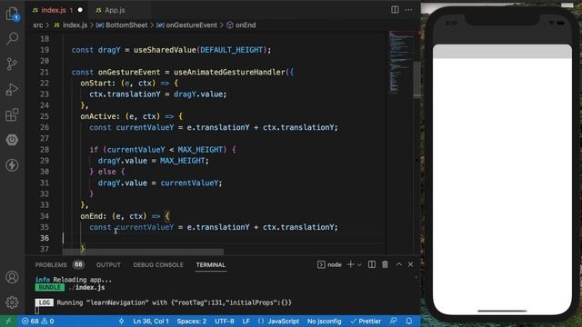 Bottom Sheet using React Native Reanimated. React Native Tamil PART 6 смотреть онлайн