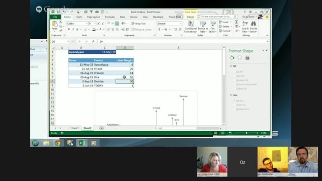 How to Build a Timeline in Excel - Excel Tips смотреть онлайн