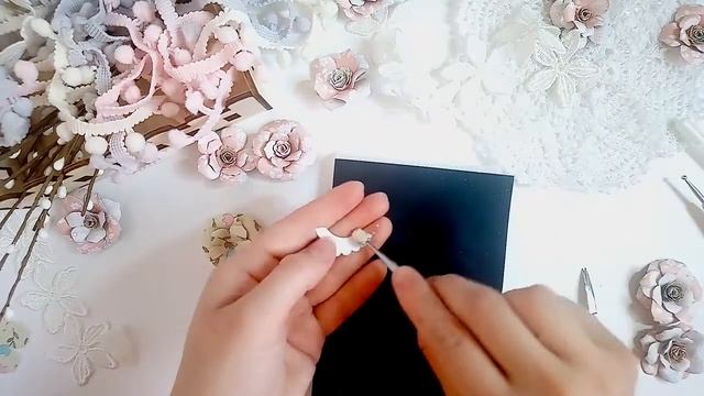 Мастер класс | Розы из бумаги | 3 способа сухого тиснения | Скрапбукинг ScrapGorog