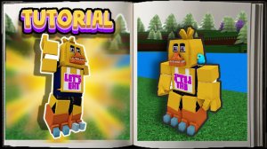 CHICA TUTORIAL  FNAF ANIMATRONIC Build a Boat  for treasure Roblox