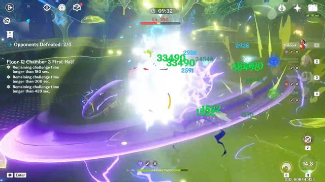 C0 Kokomi Nilou Bloom and C0 Neuvillette Hypercarry - Genshin Impact Abyss 4.4 - Floor 12 9 Stars смотреть онлайн