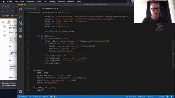 Creating A Web Server To Handle GET / POST Requests With Python