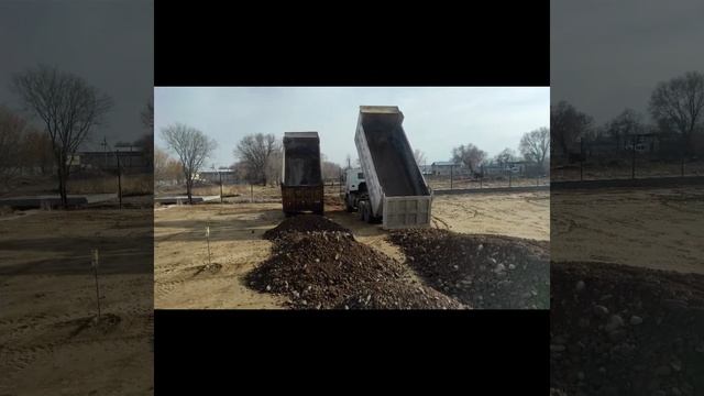 отсыпка участка балластом 50 соток? Hidromek 102b alpha? день первый. смотреть онлайн