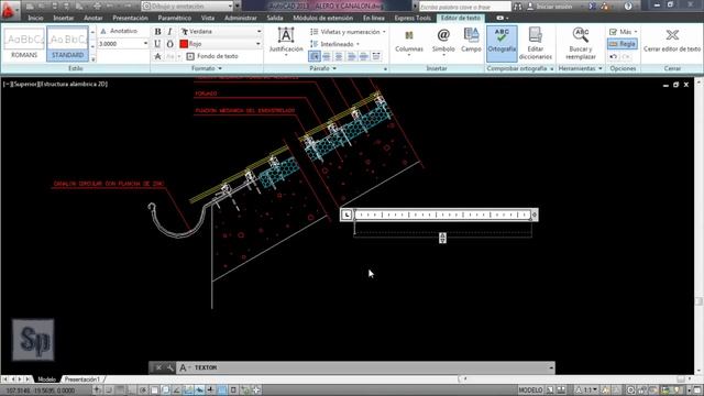 Autocad - Crear textos de líneas múltiples, cambiar letra, tamaño, justificación. Tutorial HD смотреть онлайн