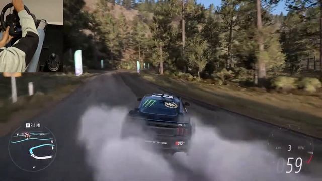 FORD MUSTANG RTR DRIFT 1000HP | Forza Horizon 5 | Logitech g920 gameplay смотреть онлайн