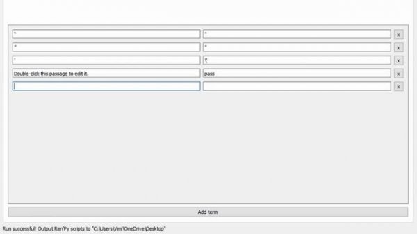 Twine to Ren'py Tool