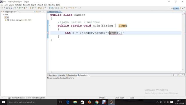 How to pass command line arguments using Eclipse IDE? смотреть онлайн