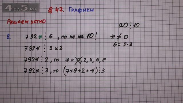 Решаем устно задание 2 – § 47 – Математика 6 класс – Мерзляк А.Г., Полонский В.Б., Якир М.С.