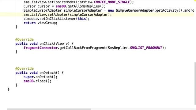 SMSList - Compose Fragment - FragmentBackStack - SMSReplier V1.0 - Continued... смотреть онлайн