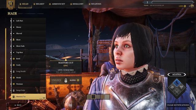 Chivalry II Female Character Creation