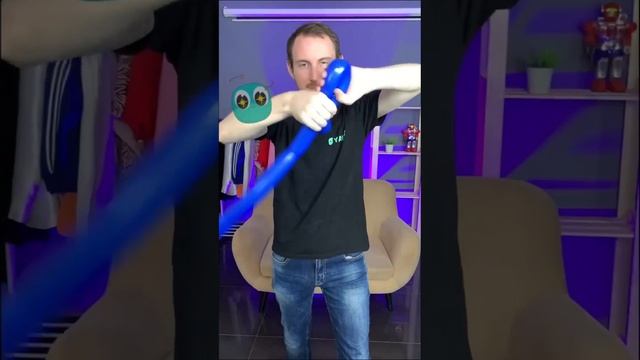 Как сделать цветок из шарика смотреть онлайн