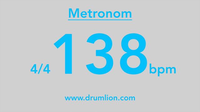 138 bpm - 4/4 | DRUMLION смотреть онлайн