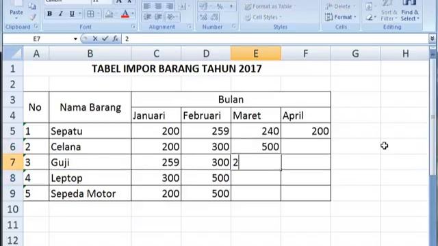 1 Tutorial membuat diagram colom 3D di microsoft excel 2007 смотреть онлайн