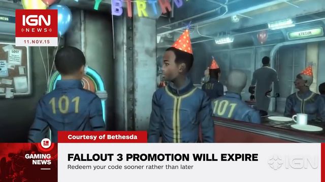 Xbox One's Free Fallout 3 Promotion has an Expiration Date - IGN News смотреть онлайн