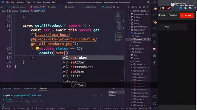#6 Nuxtjs Get Product || Nuxt crud with auth смотреть онлайн