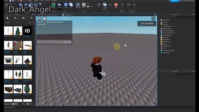Running on the shift button in roblox studio [Roblox Studio Tutorial #1] смотреть онлайн
