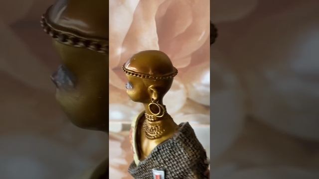 Статуэтка. Африканка. Негритянка. Африканский стиль. Декор интерьера