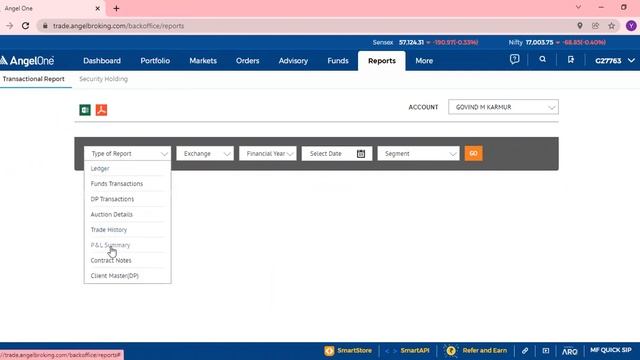 How To Download PNL Statement in Excel Format In Angel Broking Account смотреть онлайн