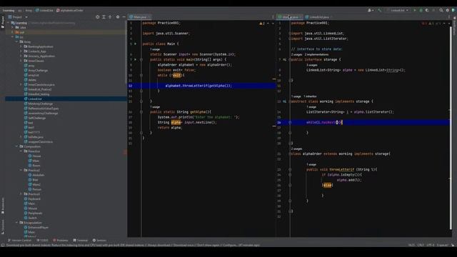 JAVA PROGRAMMMING : Working on Abstract Class and List Iterator смотреть онлайн