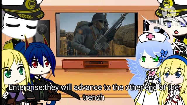gacha life reaction video(W40k death korps of krieg)(Infinite Stratos,Azur Lane, Arknights,BA) смотреть онлайн