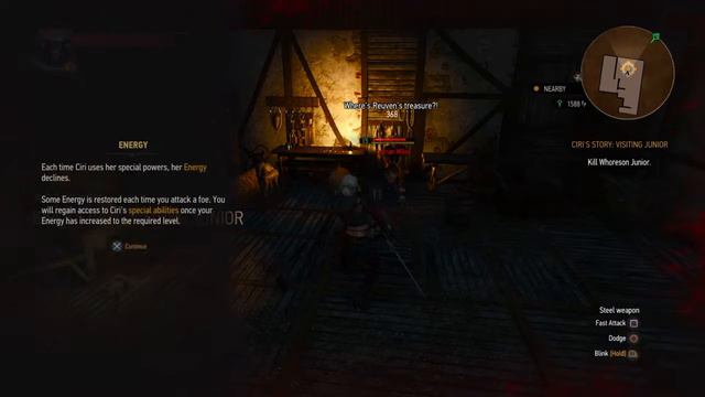 The Witcher 3: Wild Hunt - Ciri saves Dudu from Whoreson смотреть онлайн