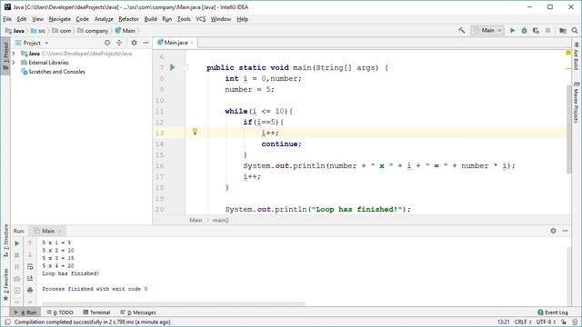 35 - break / continue : Java (Darija) смотреть онлайн
