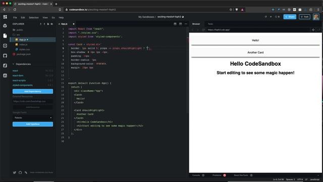 An introduction to styled-components смотреть онлайн