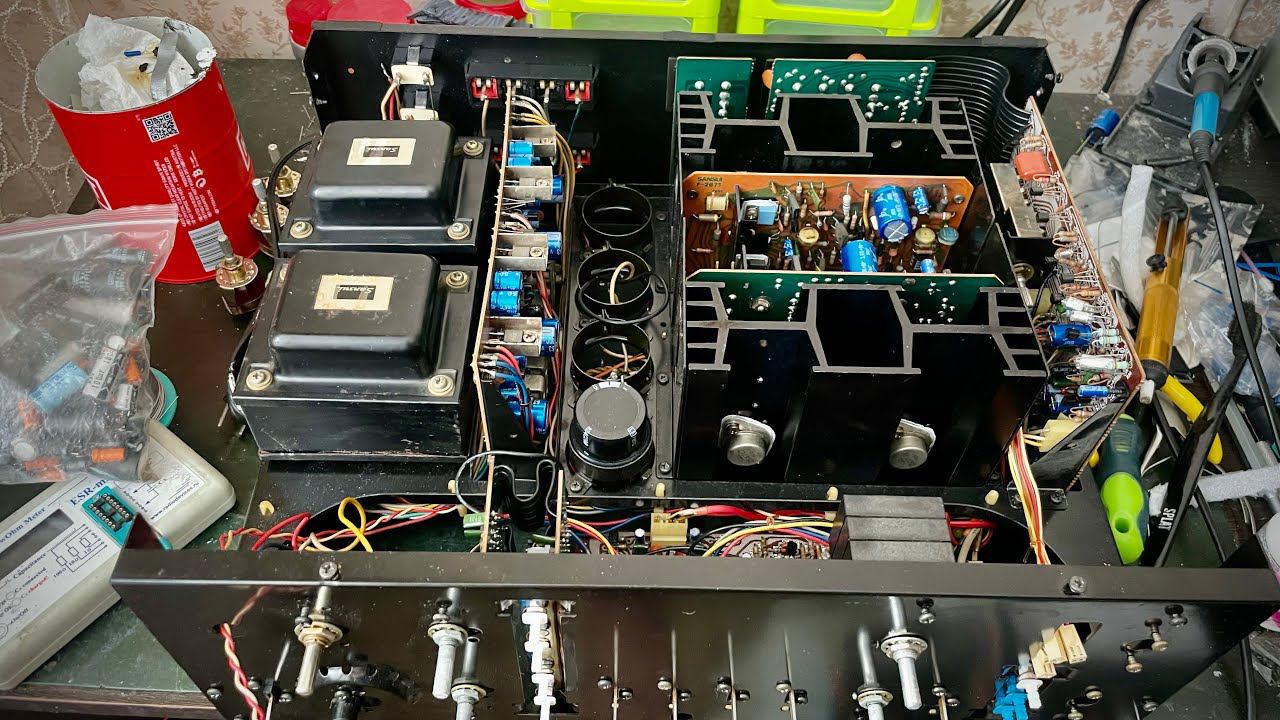 Sansui AU-707 Востановление. Часть 3 (промежучная) смотреть онлайн